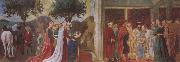Piero della Francesca Adoration of the Holy Wood and the Meeting of Solomon and the Queen of Sheba oil painting
